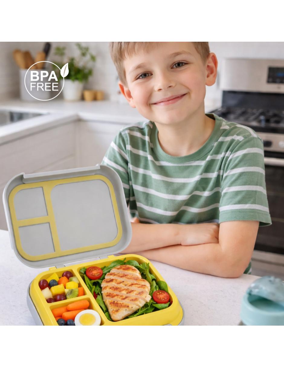 Lonchera Happy Life Bento con estampado