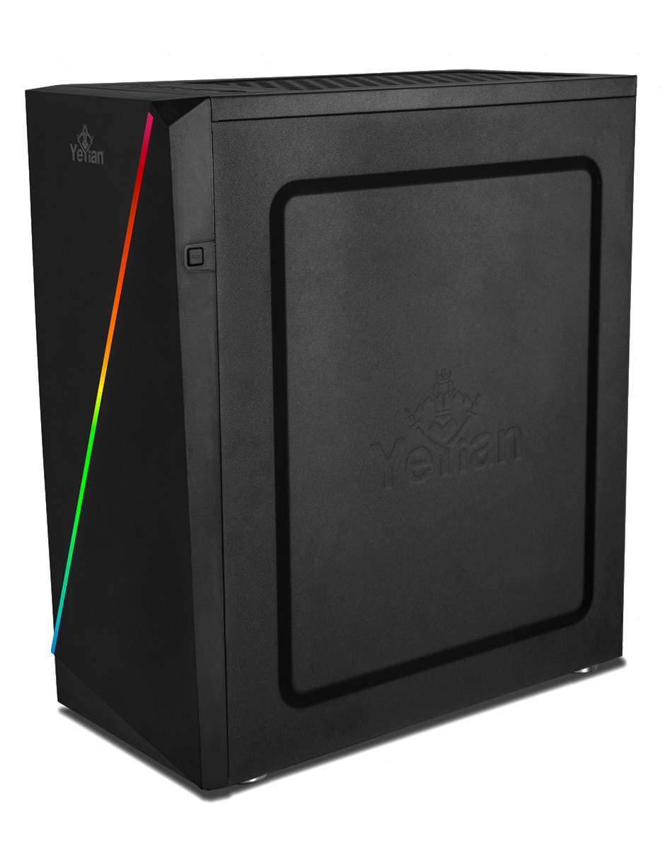 Computadora gamer Crescent YPA-CM56GTB-251M AMD Ryzen 5 AMD Radeon 16 GB RAM 1 TB HDD 256 GB SSD 7