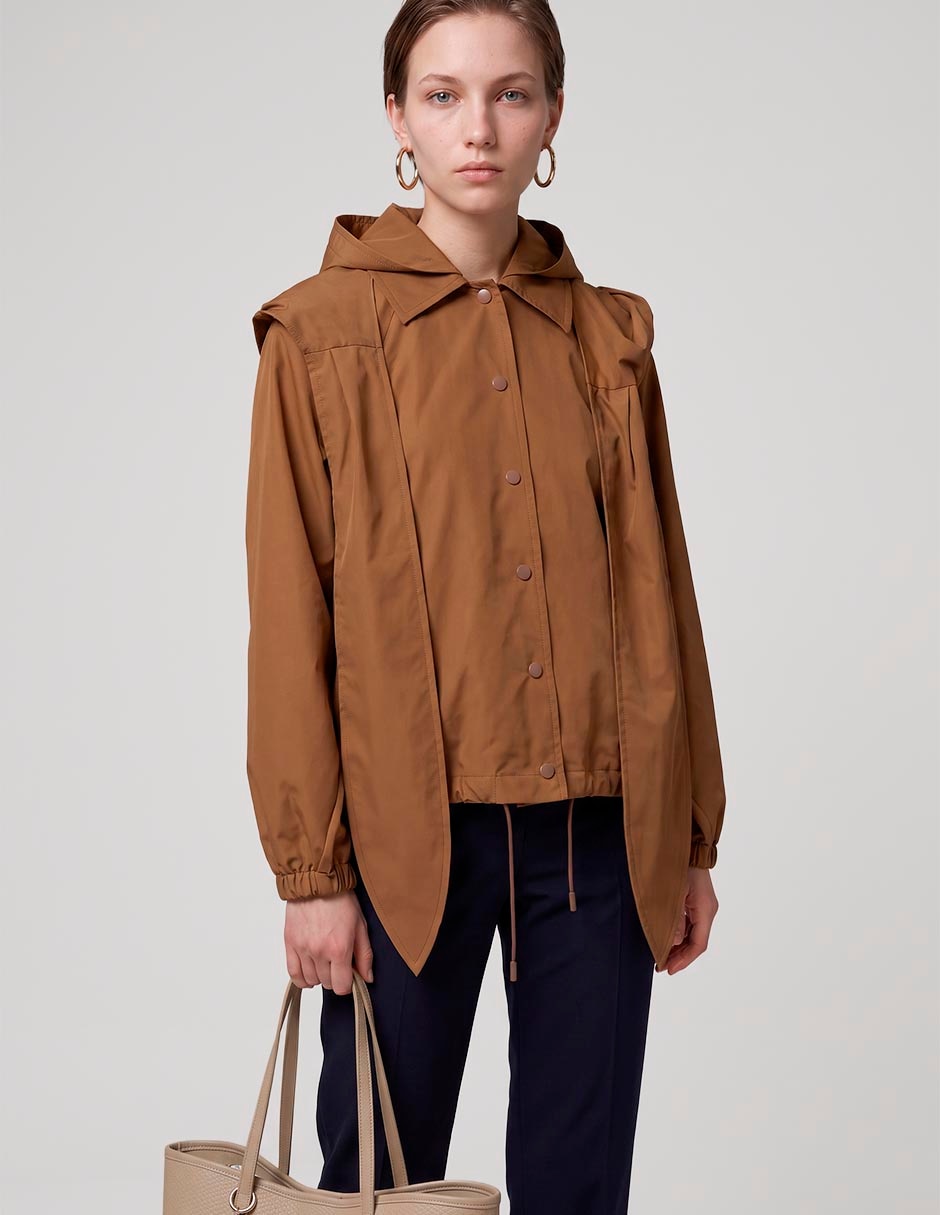Chamarra casual impermeable para mujer 3