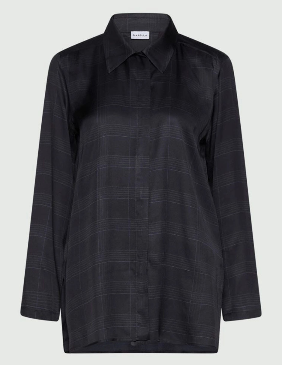 Blusa camisera manga larga para mujer 5
