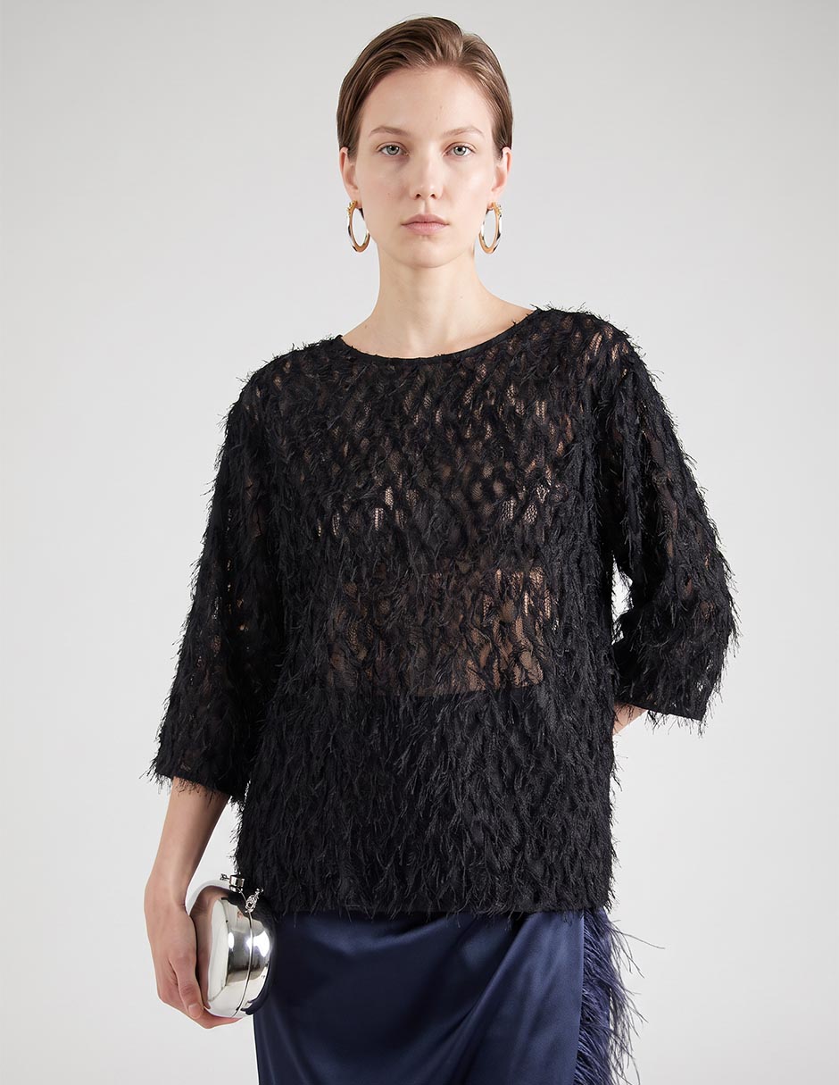 Blusa manga 3/4 para mujer