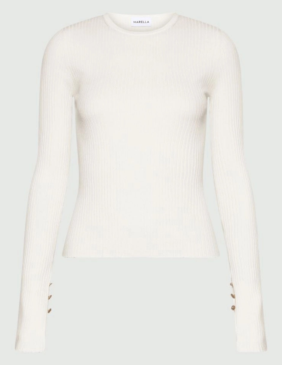 Suéter cuello redondo para mujer 5