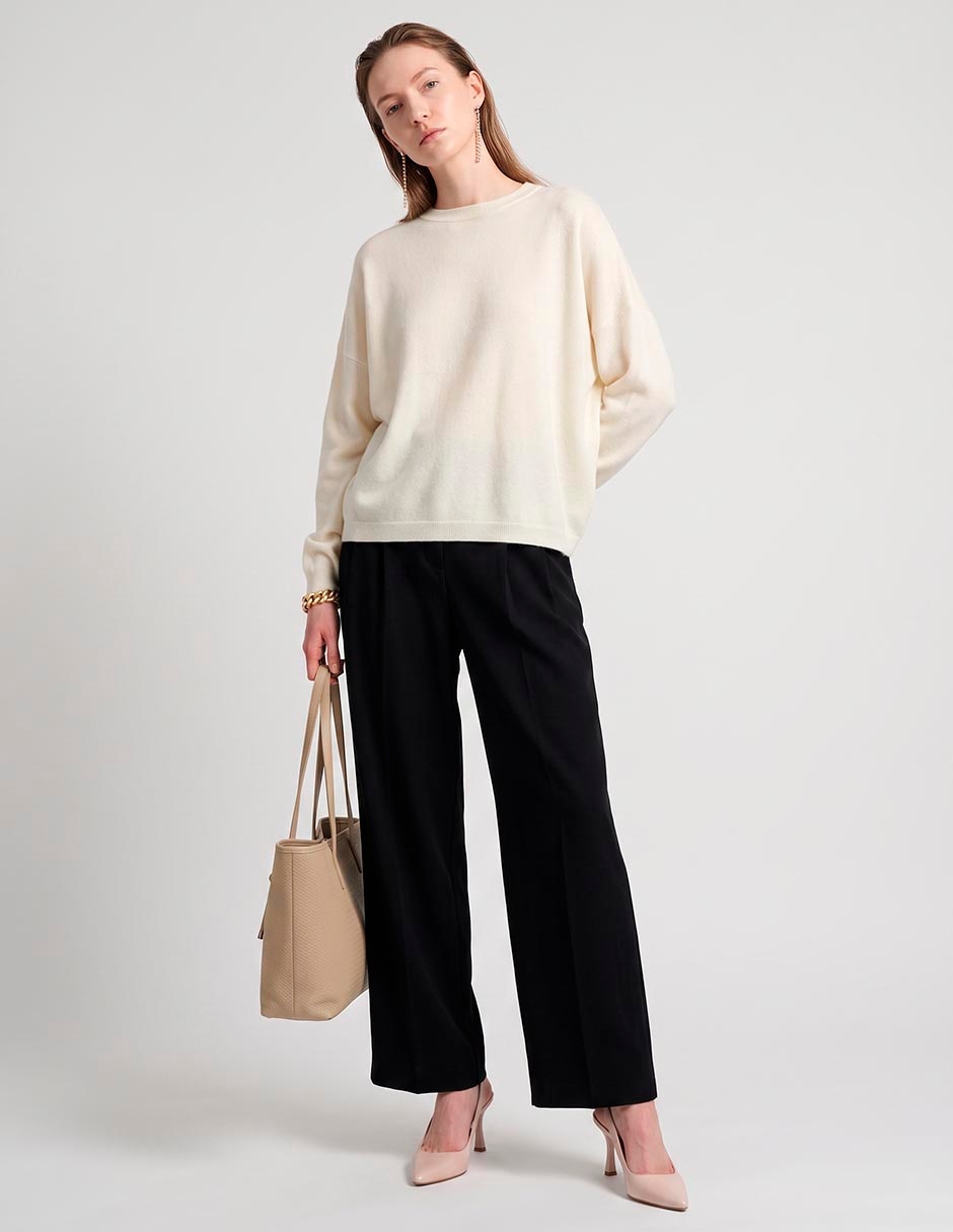 Suéter cuello redondo para mujer Suéter cuello redondo para mujer