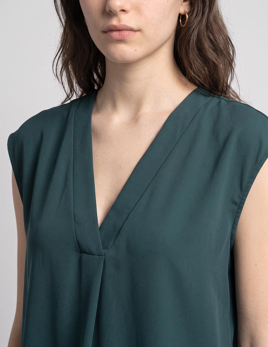 Blusa manga corta para mujer 3
