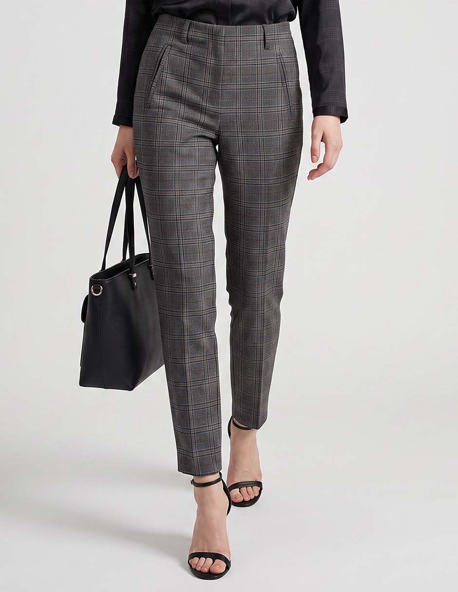 Pantalón de vestir recto para mujer