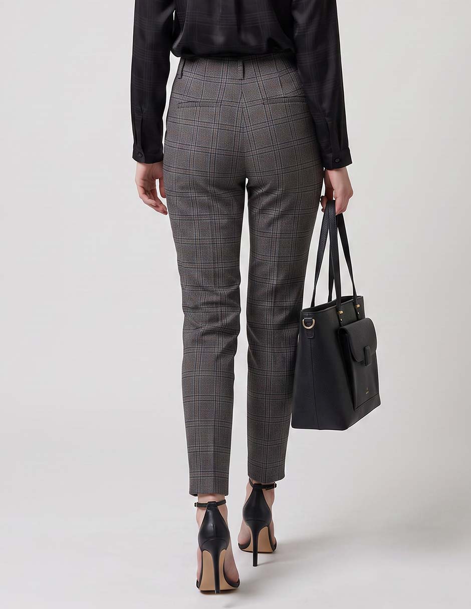 Pantalón de vestir recto para mujer 2