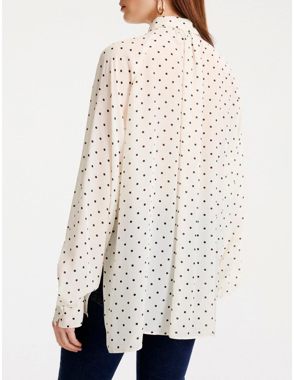Blusa camisera manga larga para mujer 3