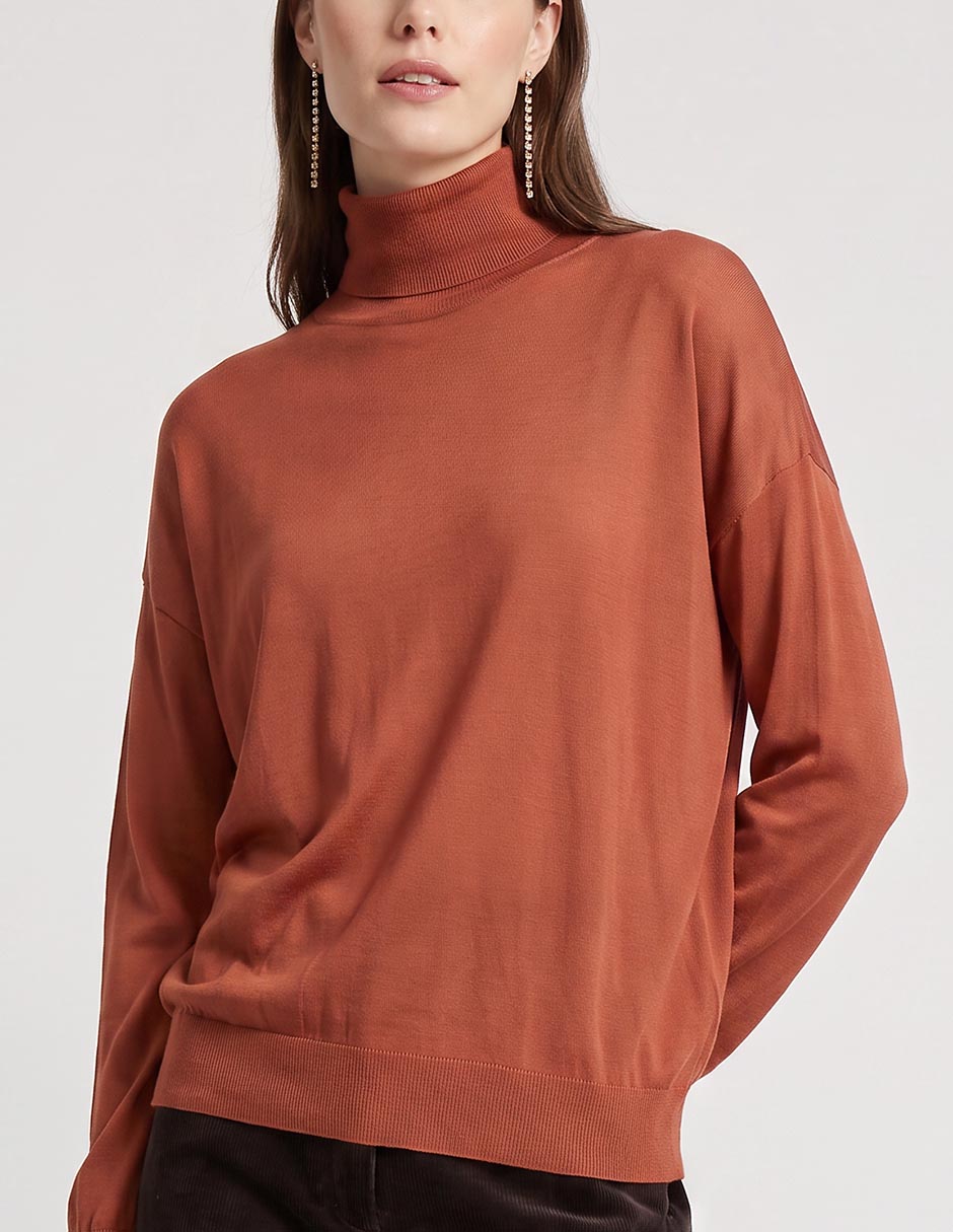 Suéter cuello de tortuga para mujer 3