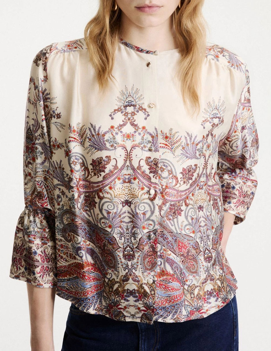 Blusa manga 3/4 para mujer 4