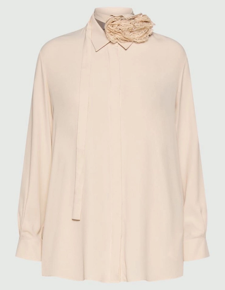 Blusa camisera manga larga para mujer 5