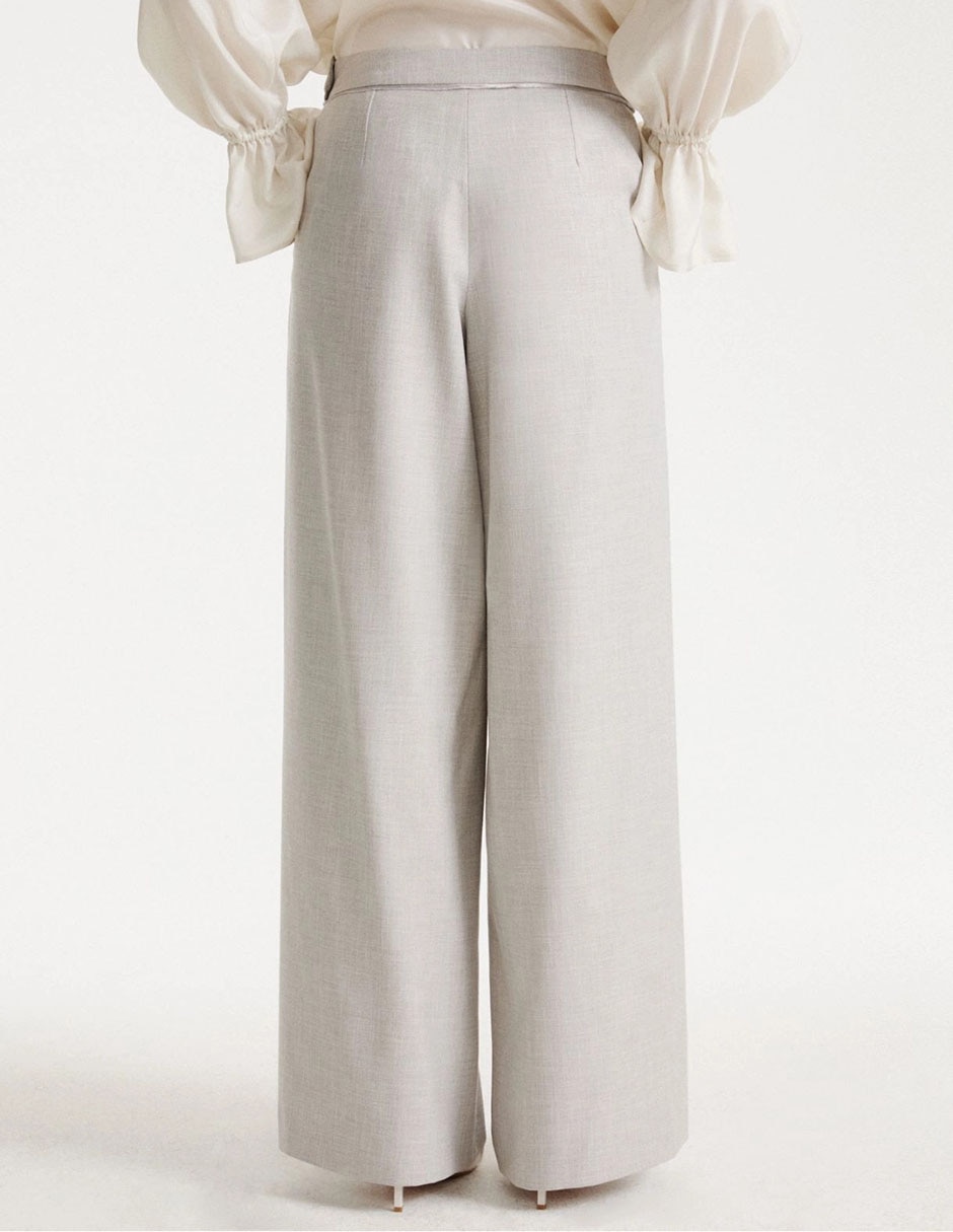 Pantalón de vestir amplio para mujer 2