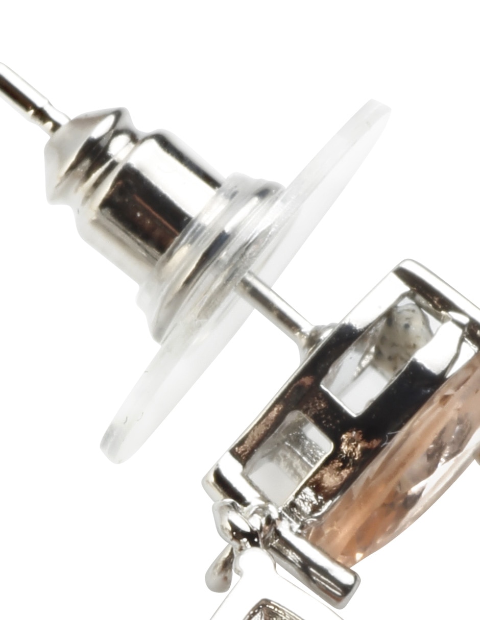 Aretes largos de gota zirconia cúbica 2
