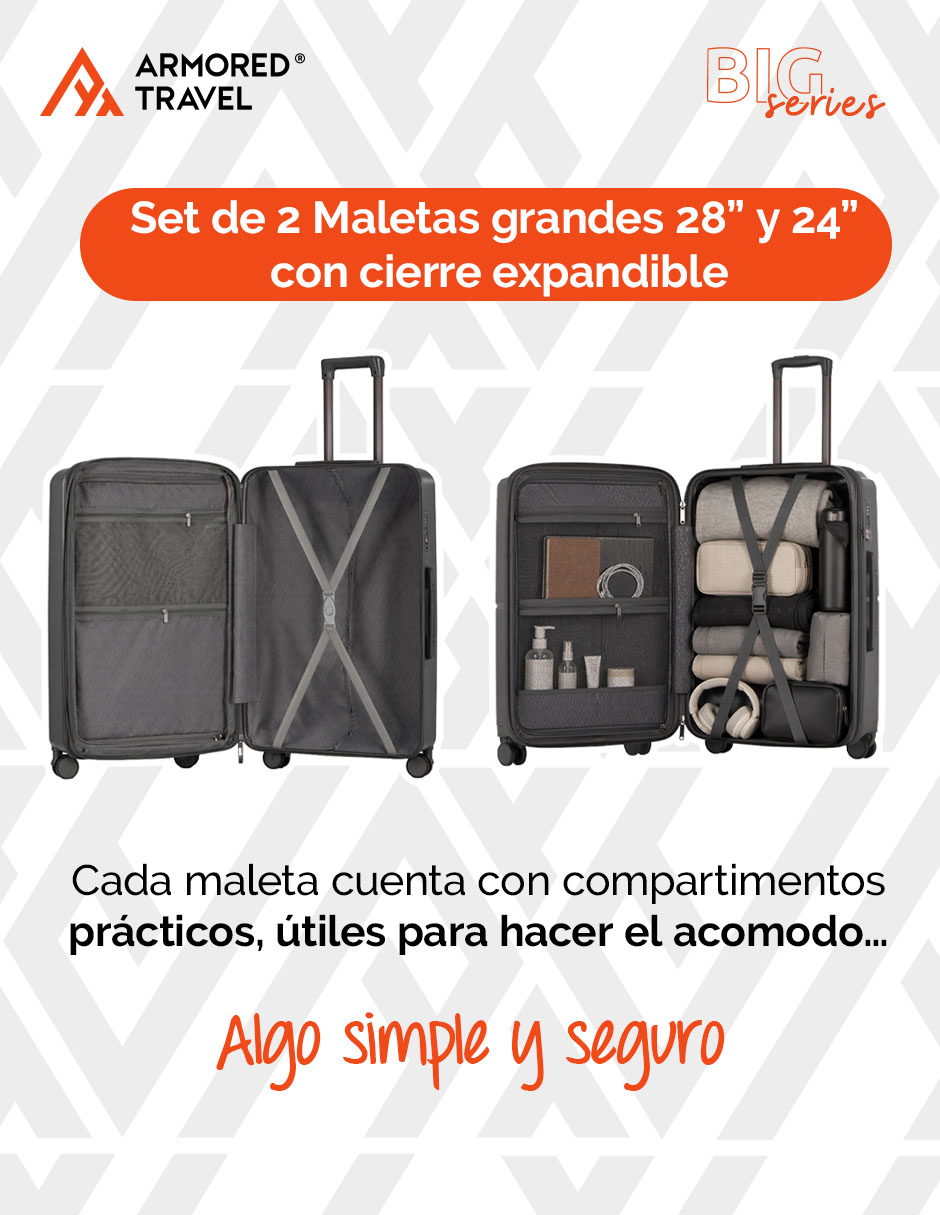 Set de maletas de viaje Armored Travel
