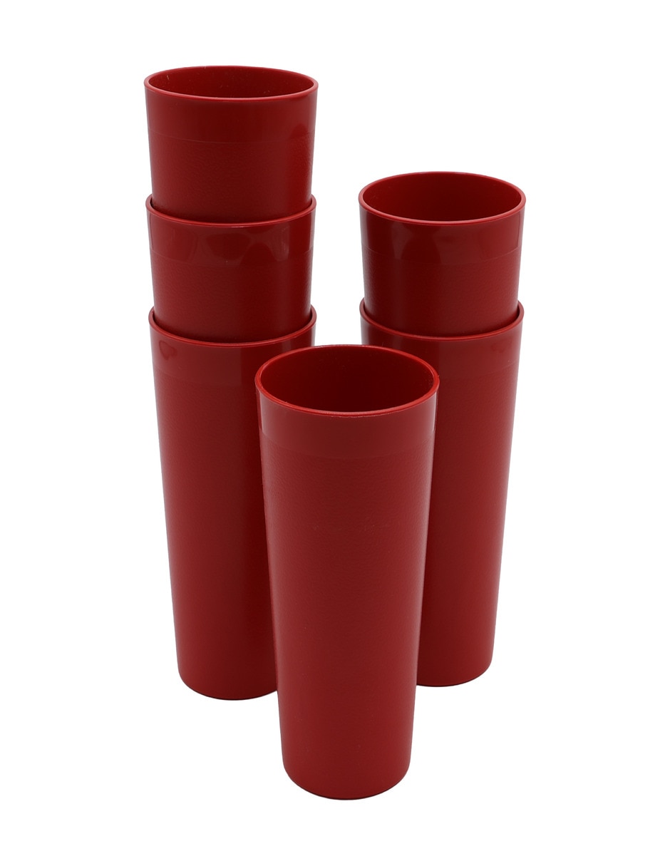 Set vasos largo Styrka con 6 piezas