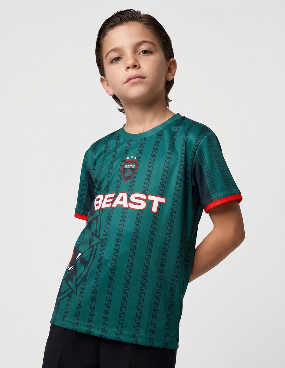Playera deportiva manga corta para niño Playera deportiva manga corta para niño