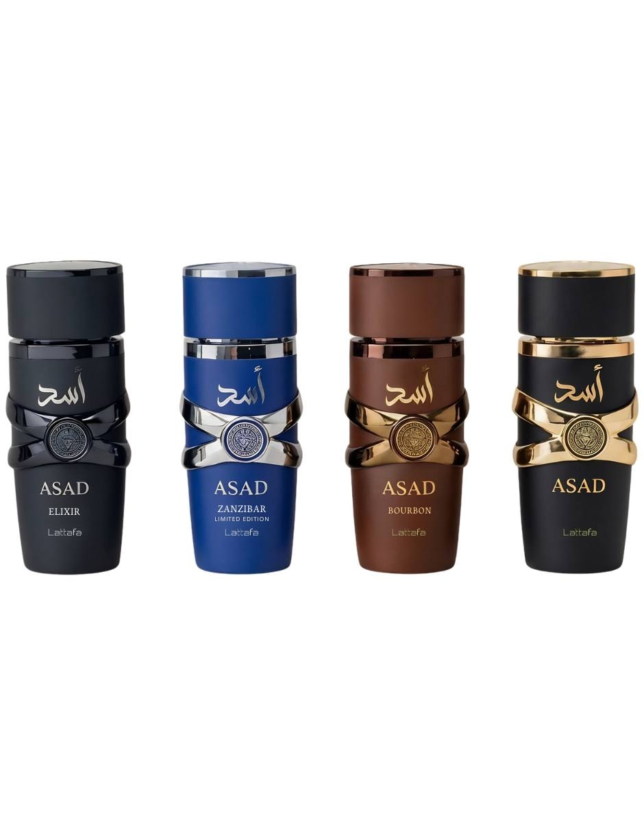 Set Eau de parfum Lattafa Perfumes Set Asad Collection para hombre