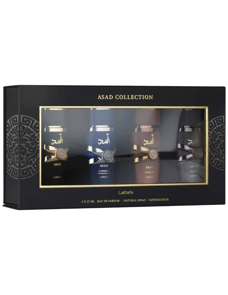 Set Eau de parfum Lattafa Perfumes Set Asad Collection para hombre