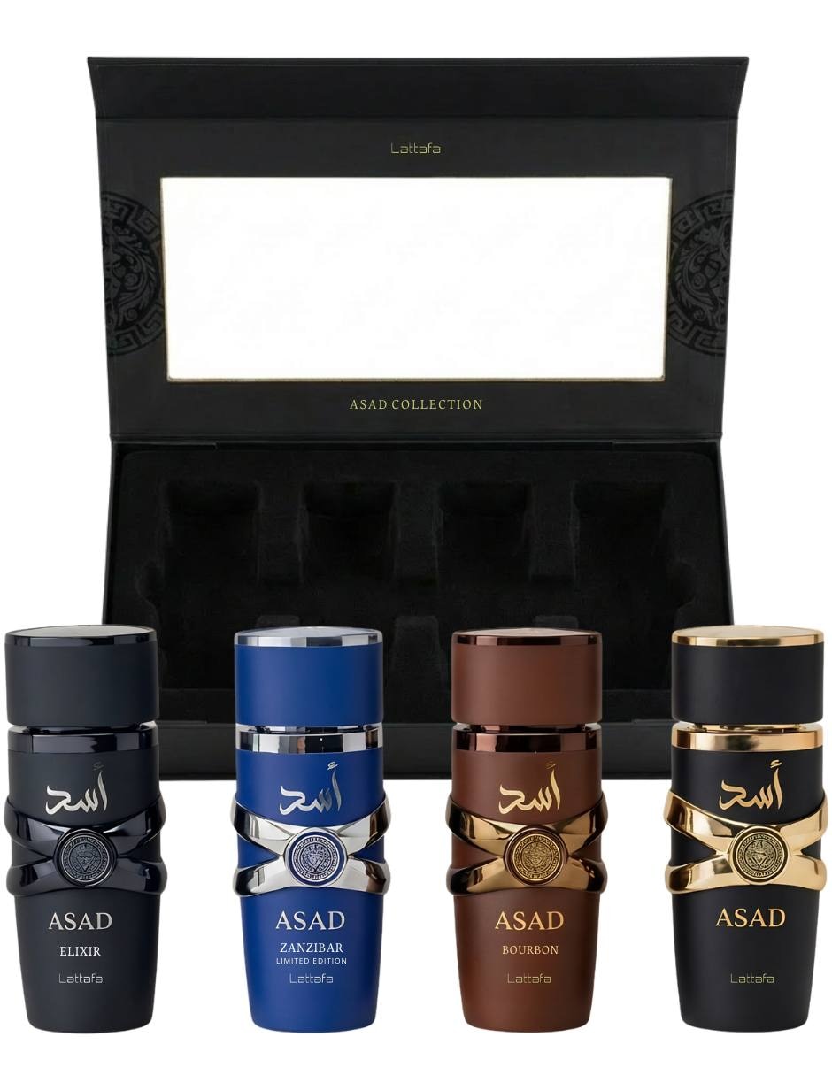 Set Eau de parfum Lattafa Perfumes Set Asad Collection para hombre