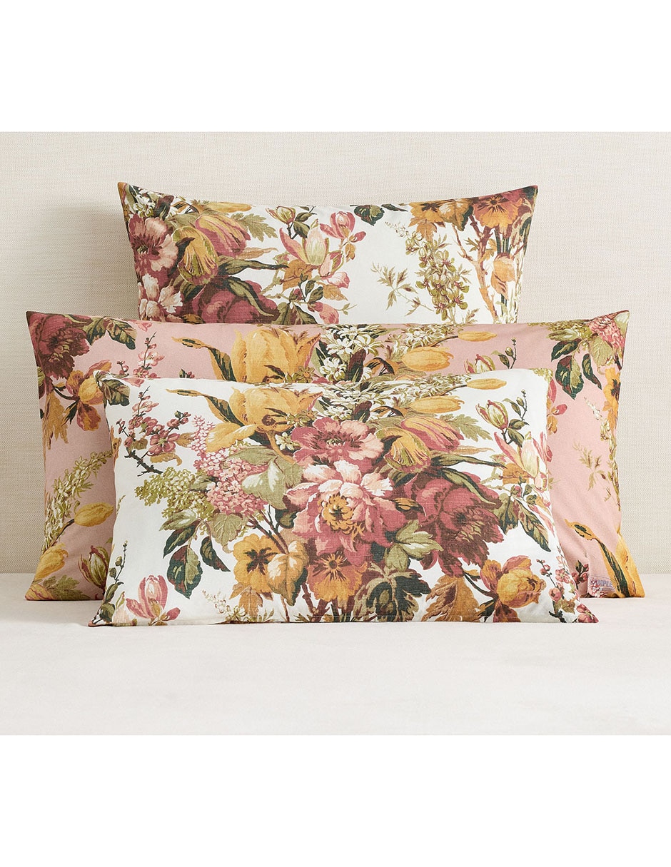 Funda almohada linden floral