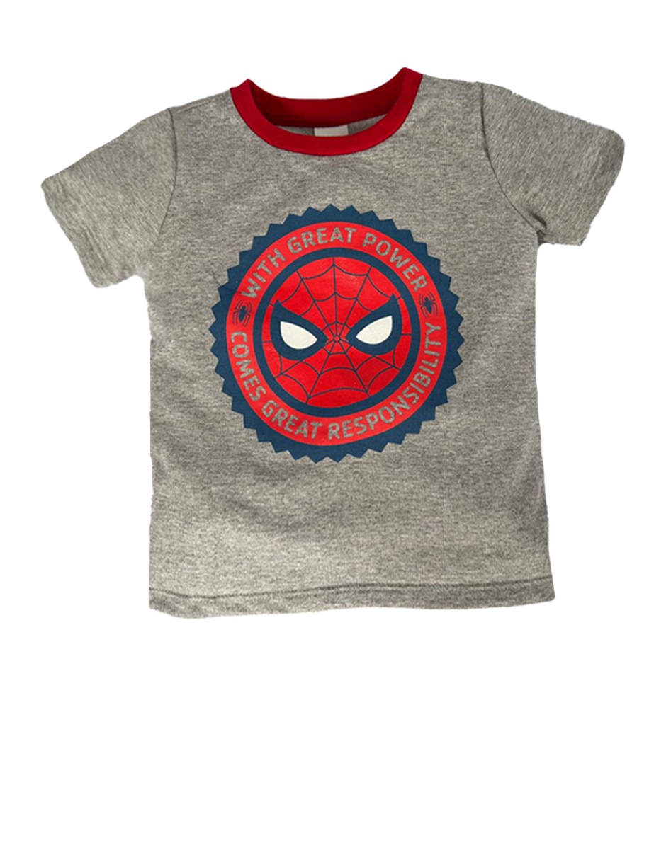 Conjunto de 2 piezas casual spiderman de algodón para niño 4