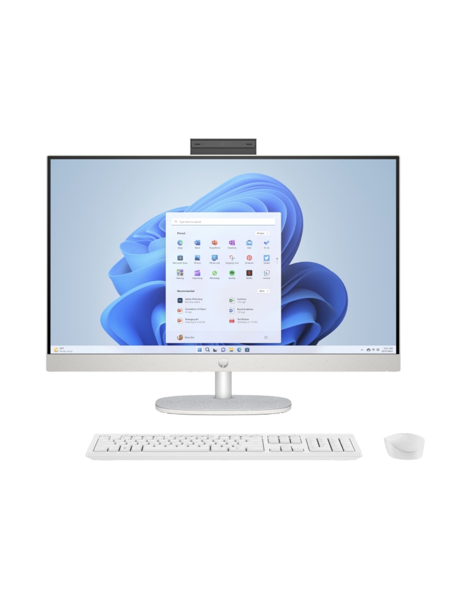 HP Computadora all in one HP 27-CR0272LA 27 pulgadas Full HD AMD Ryzen 7 AMD Radeon 16 GB RAM 1 TB SSD