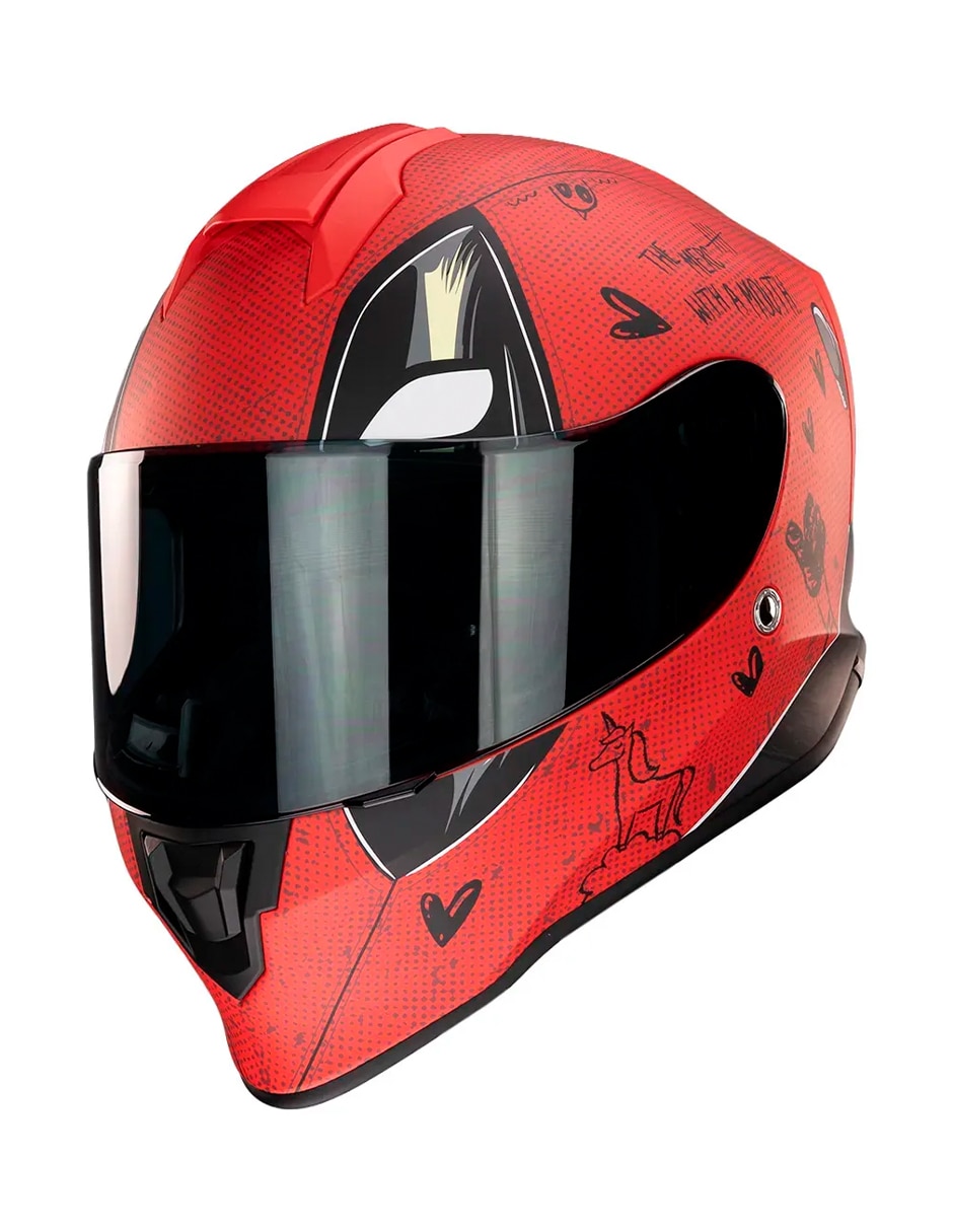 Casco cerrado para motorsport unisex