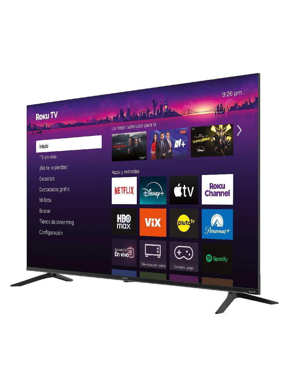 Pantalla Aiwa QLED de 4K/UHD AW58RKQ con Roku TV