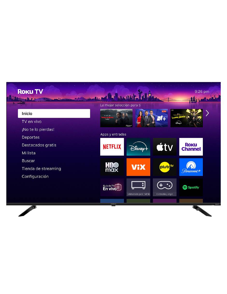 AIWA Pantalla AIWA QLED de 4K/UHD AW65RKQ con Roku TV