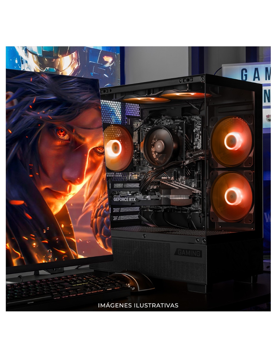 Computadora Gamer XTMSIR716GB5060MPPB 27 pulgadas Full HD AMD Ryzen 7 NVIDIA GeForce RTX 5060 16 GB RAM 1 TB SSD 5