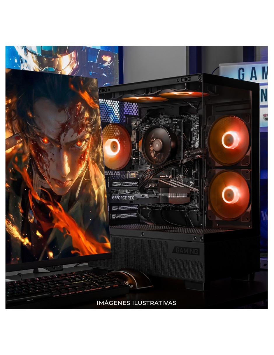 Computadora Gamer Xtreme PC Gaming XTMSIR716GB5050MPPB 23.8 pulgadas Full HD AMD Ryzen 7 NVIDIA GeForce RTX 5050 16 GB RAM 1 TB SSD