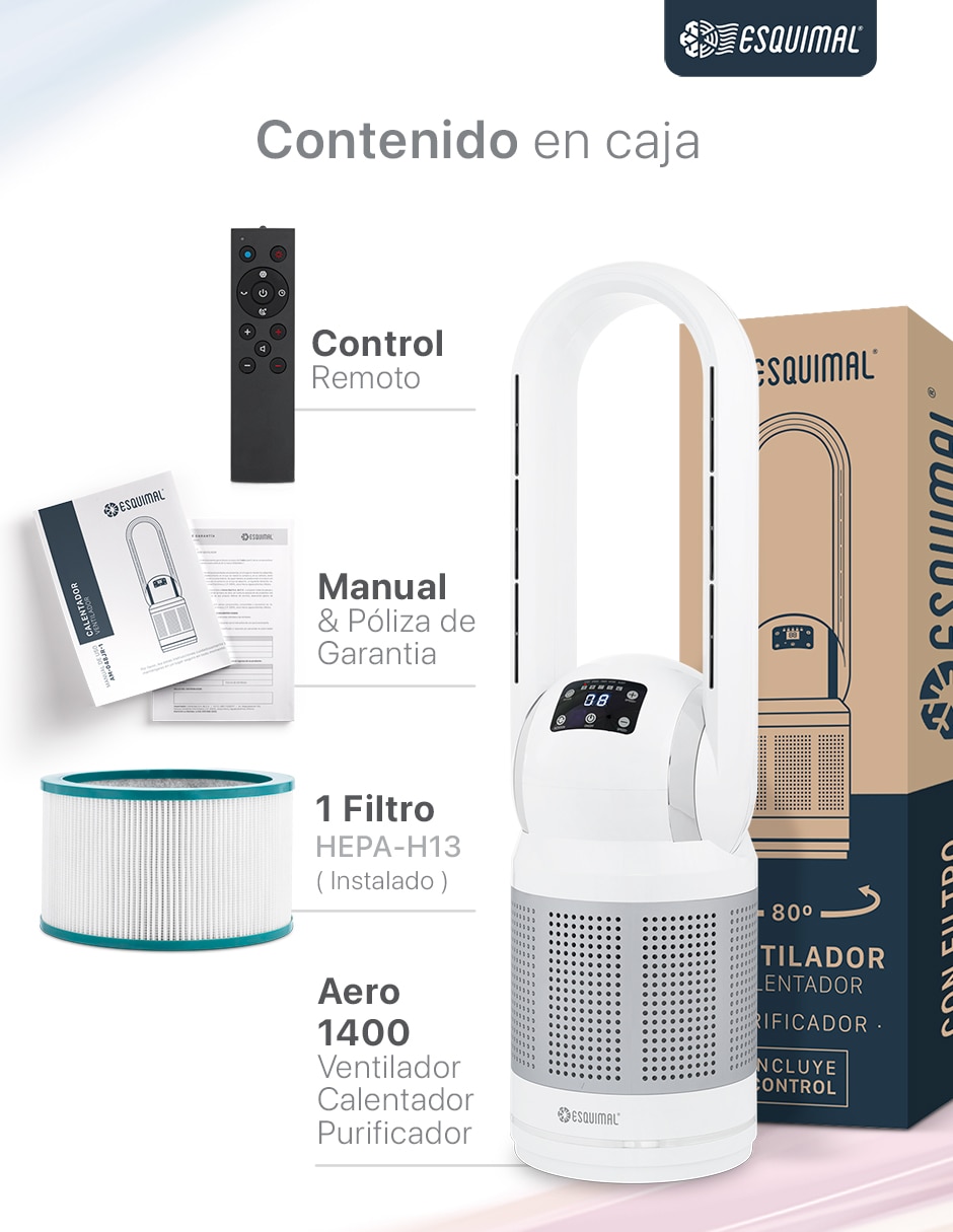 Ventilador 3 en 1 Sí 8 velocidades 3