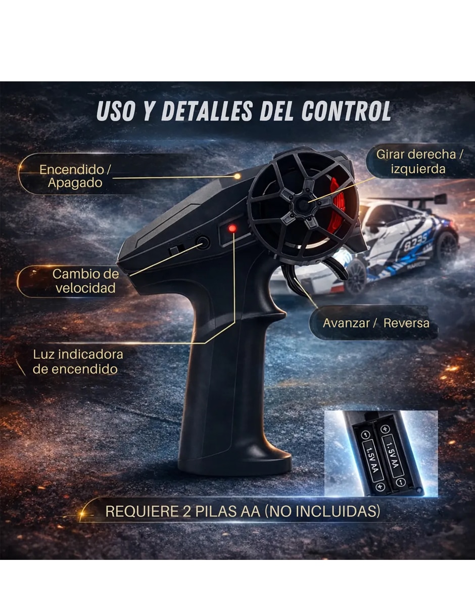 Carro radio control fpv mr. Gadgets sin modelo