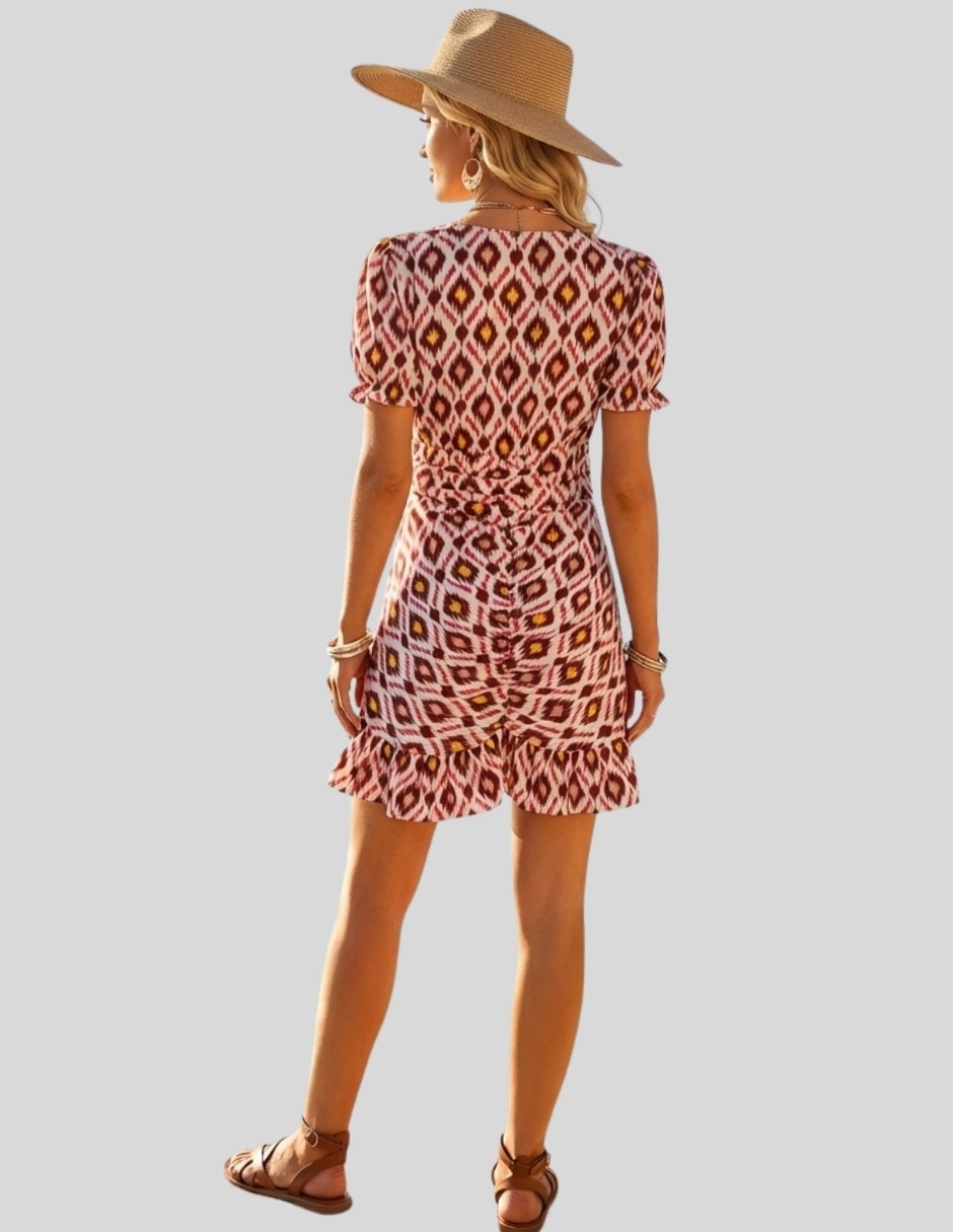 Vestido corto casual para mujer 4