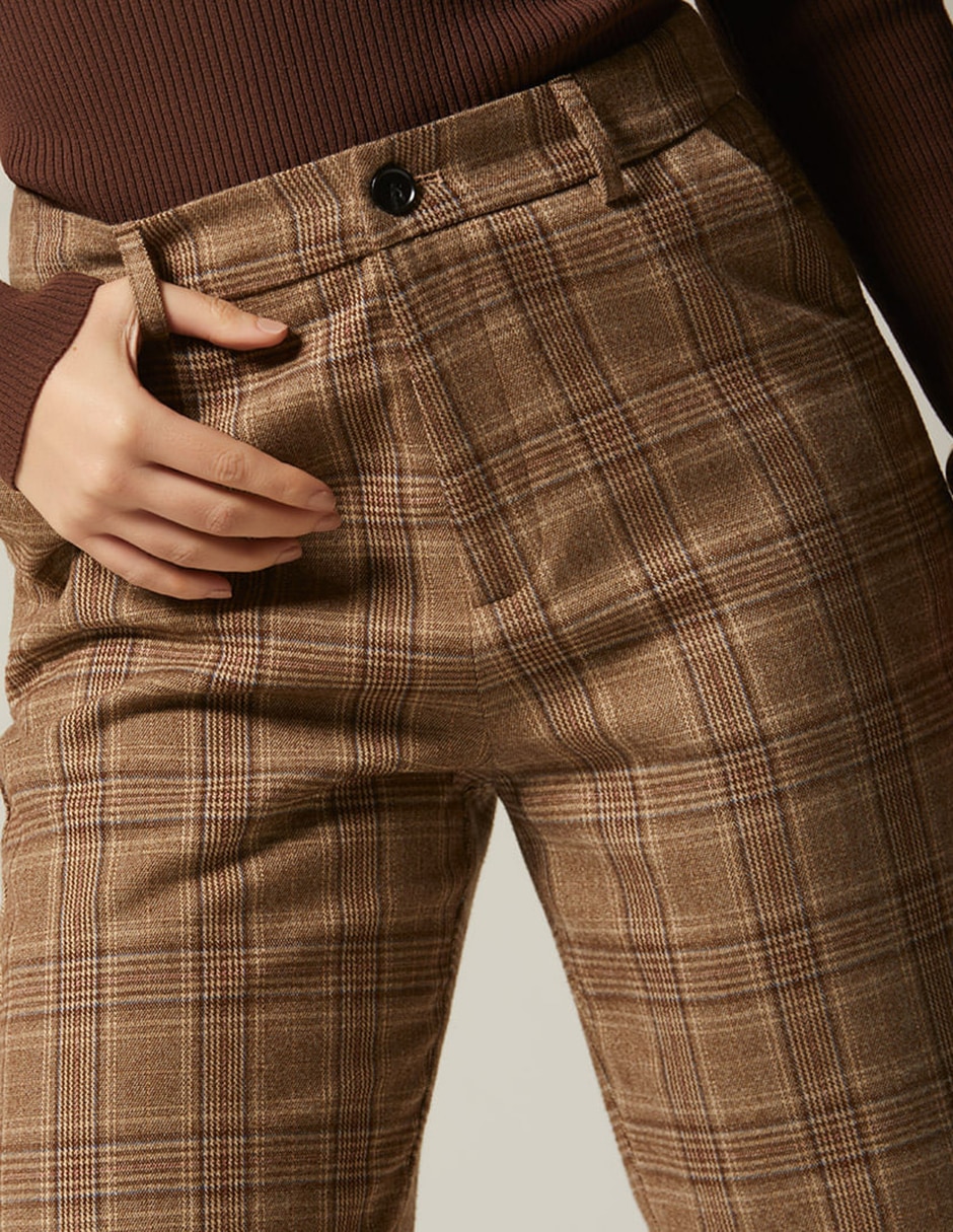 Pantalón chino studio f recto para mujer