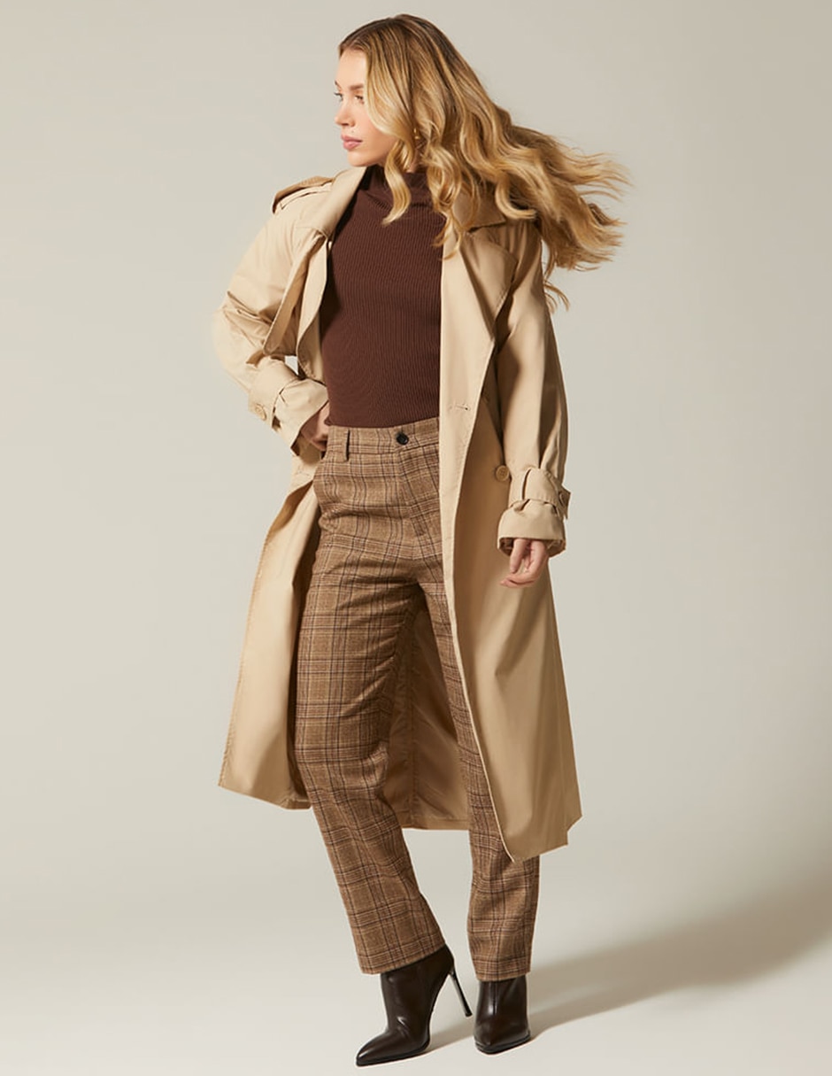 Pantalón chino studio f recto para mujer