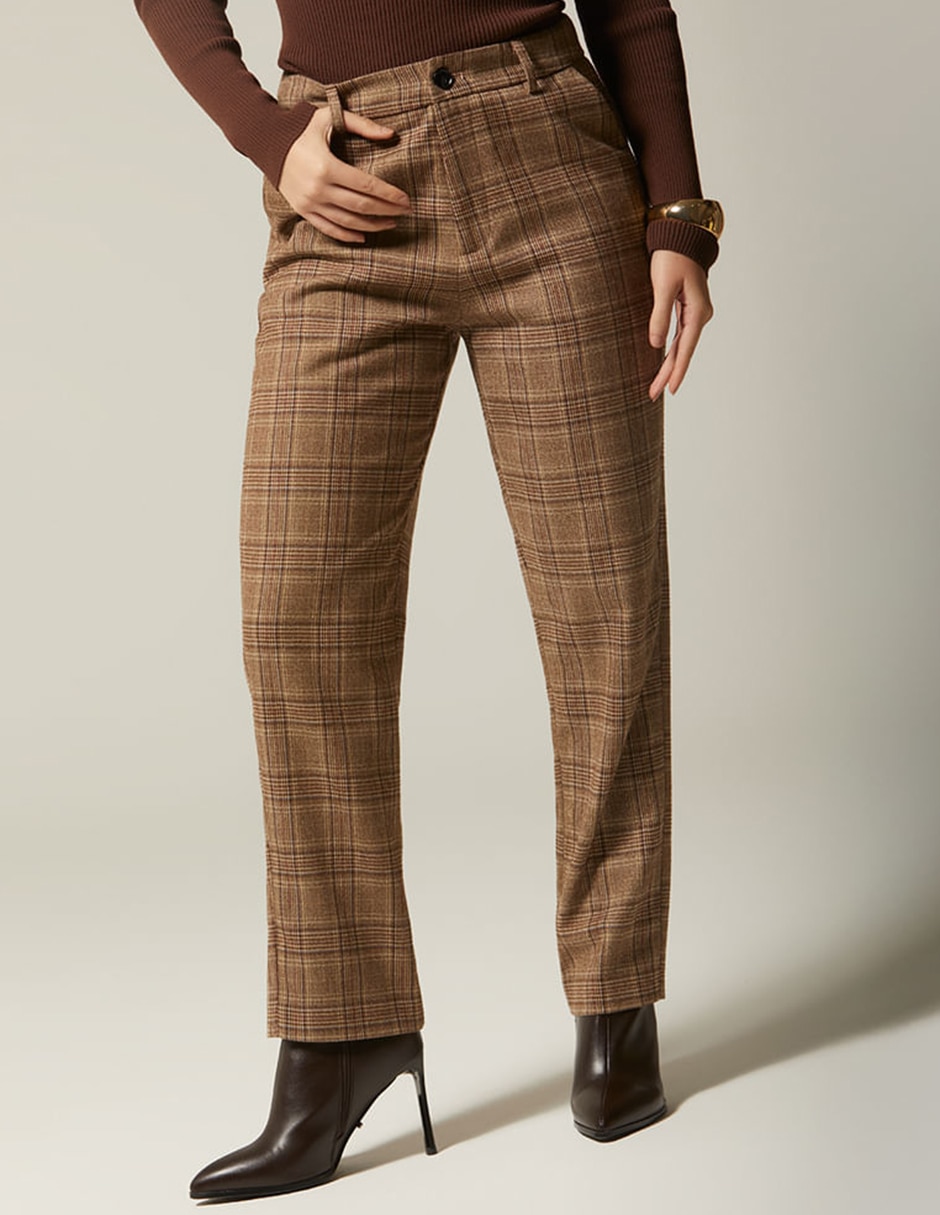 Pantalón chino studio f recto para mujer