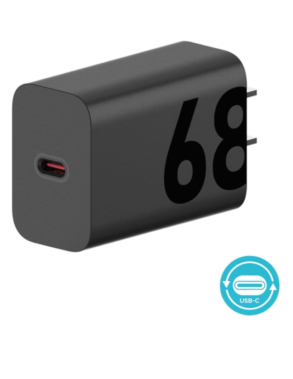 Adaptador de corriente Motorola de 68 W USB tipo C SJMC681C