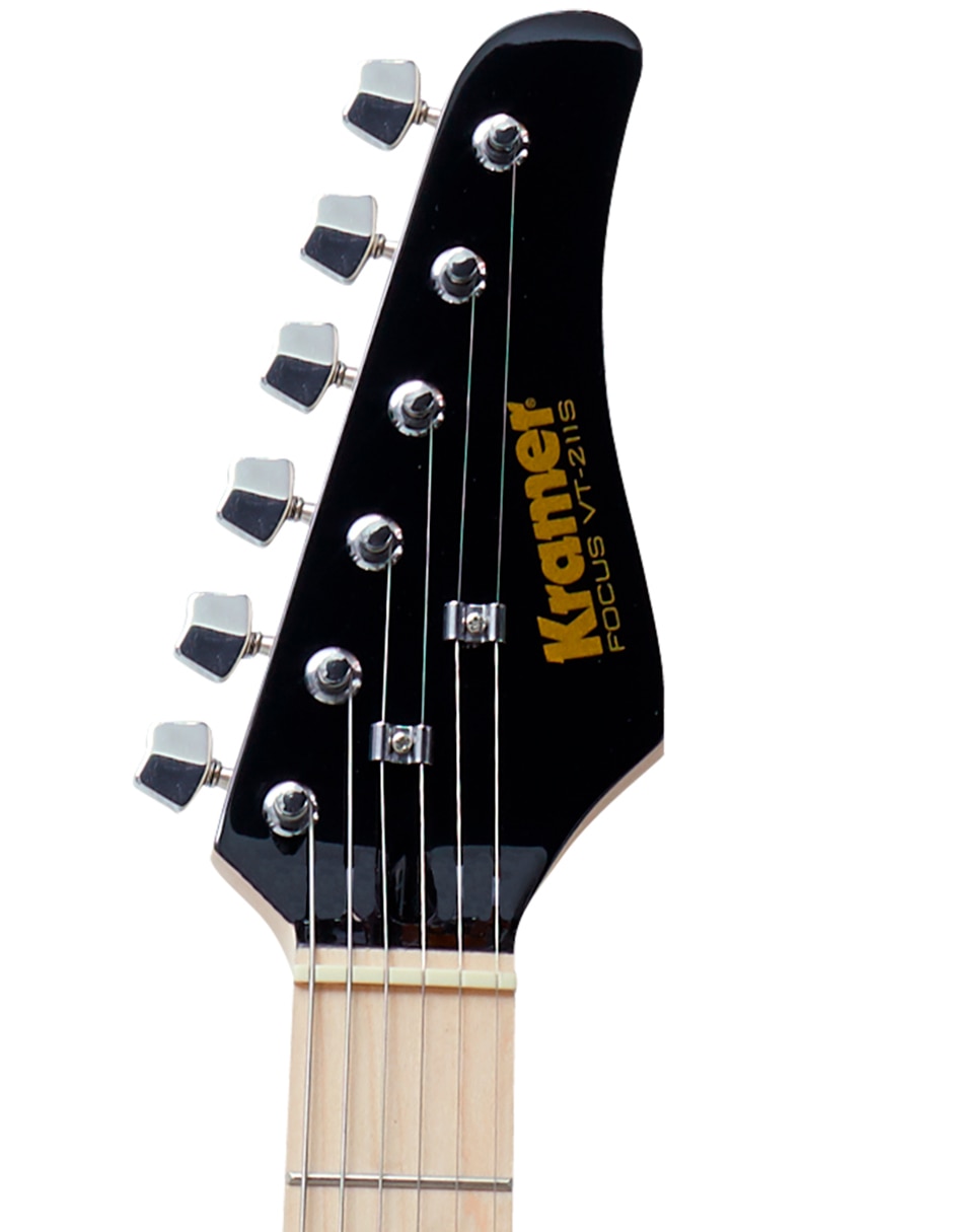 Guitarra eléctrica kramer focus ebony player pack
