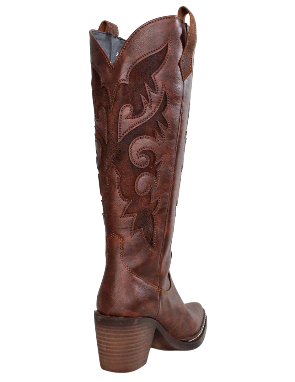Bota cowboy a la rodilla Cowboy para mujer 3