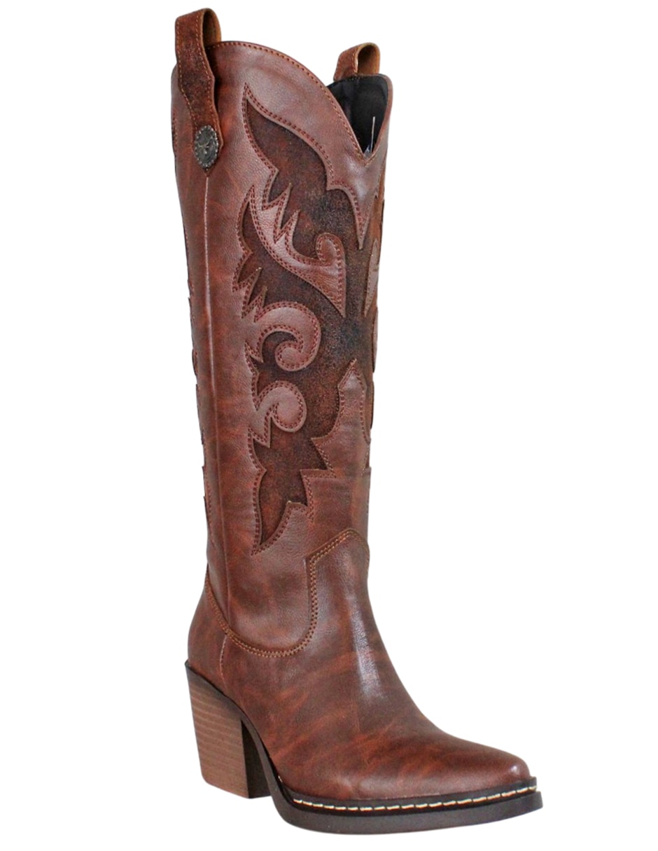 Bota cowboy a la rodilla Cowboy para mujer 9