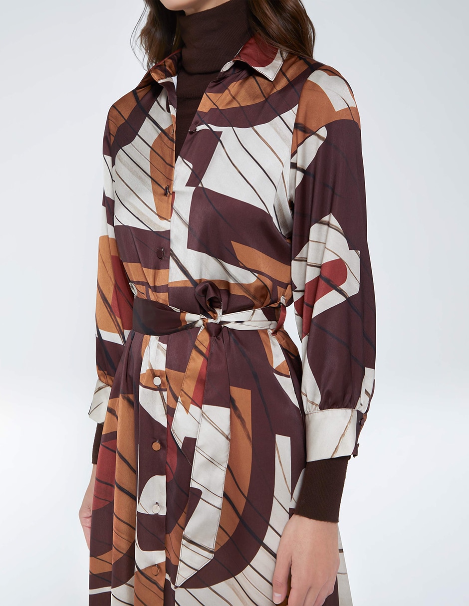 Vestido midi casual Studio F para mujer