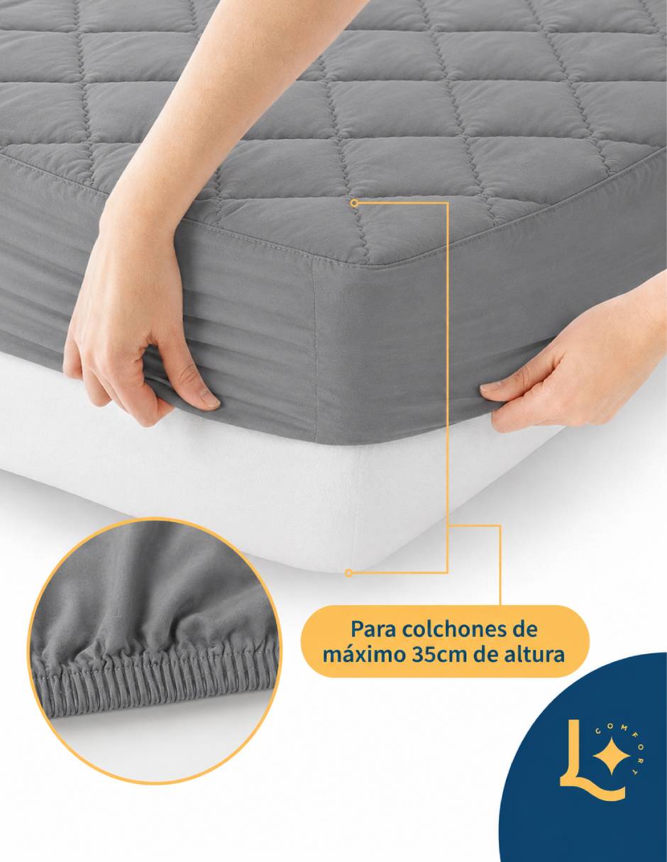 Protector de colchón Cloud Sleep Acolchado impermeable 7
