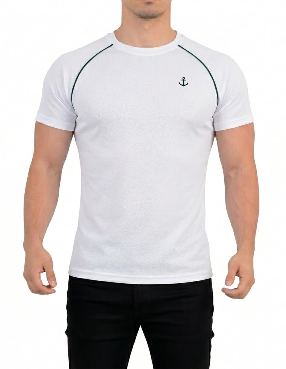 Playera Heritage Slim cuello redondo para hombre 5