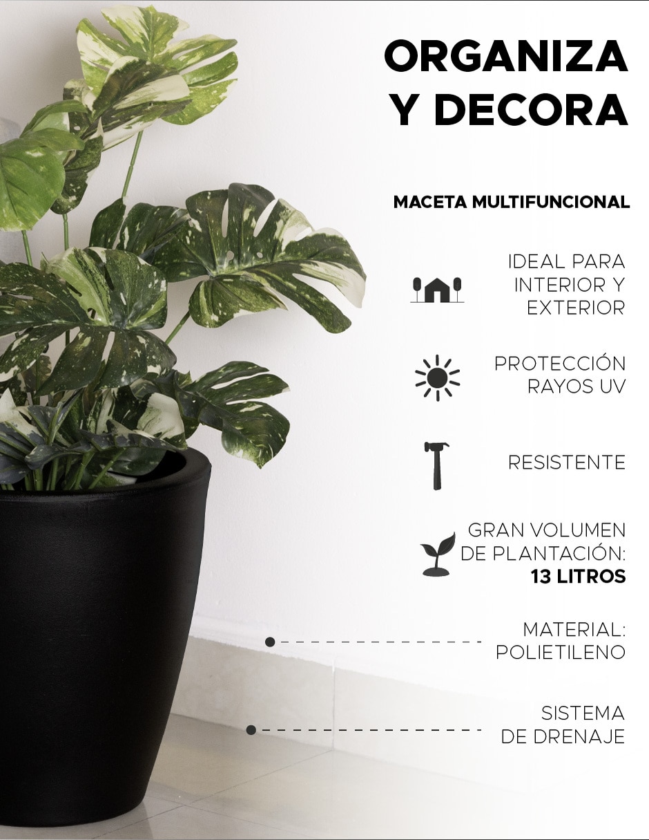 Maceta de plástico 3