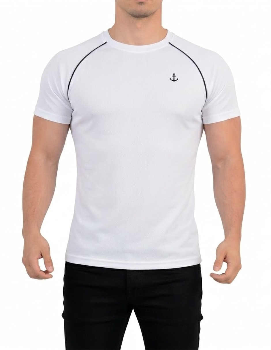 Playera Heritage Slim cuello redondo para hombre 2