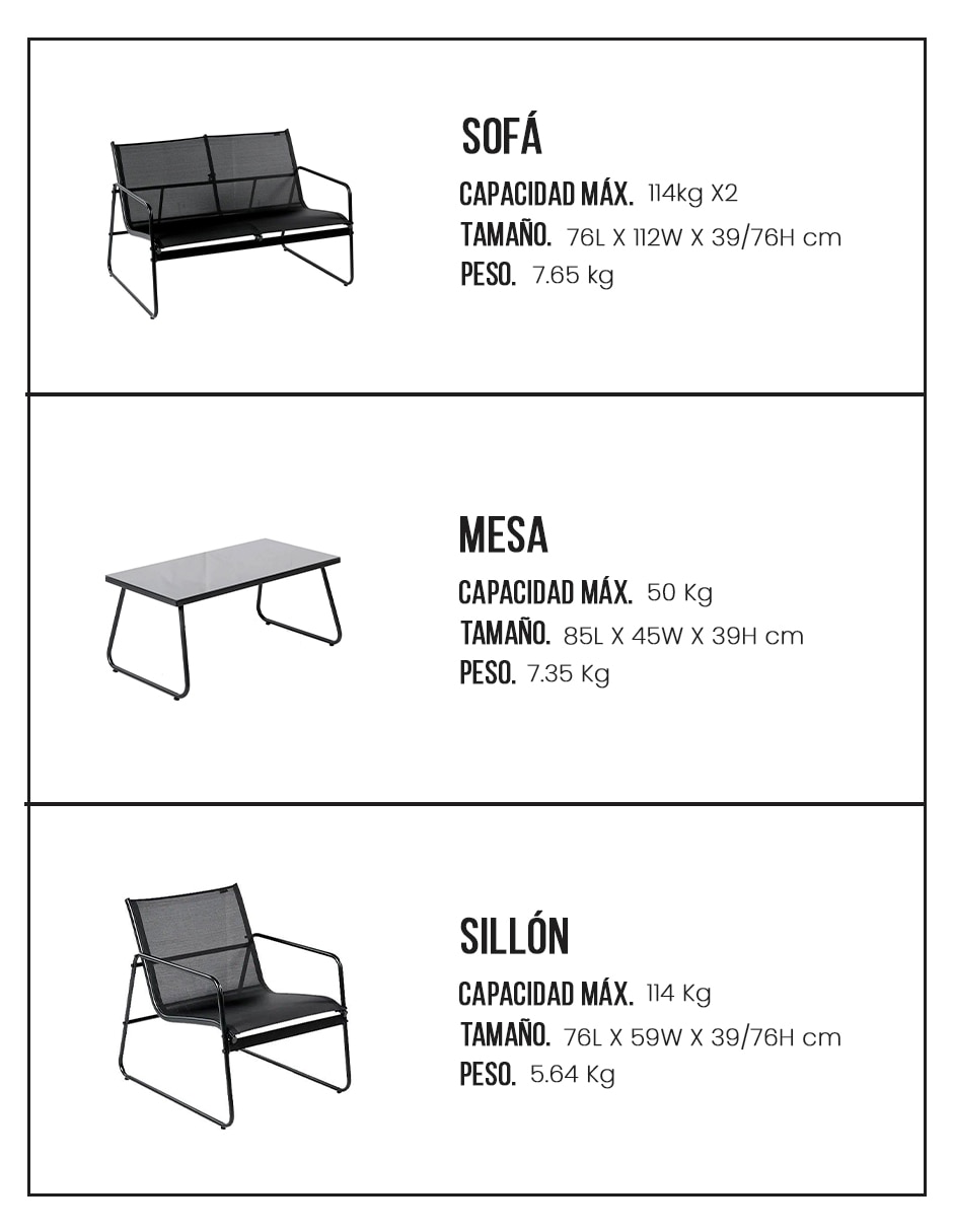 Mesa importadora la merced familiar