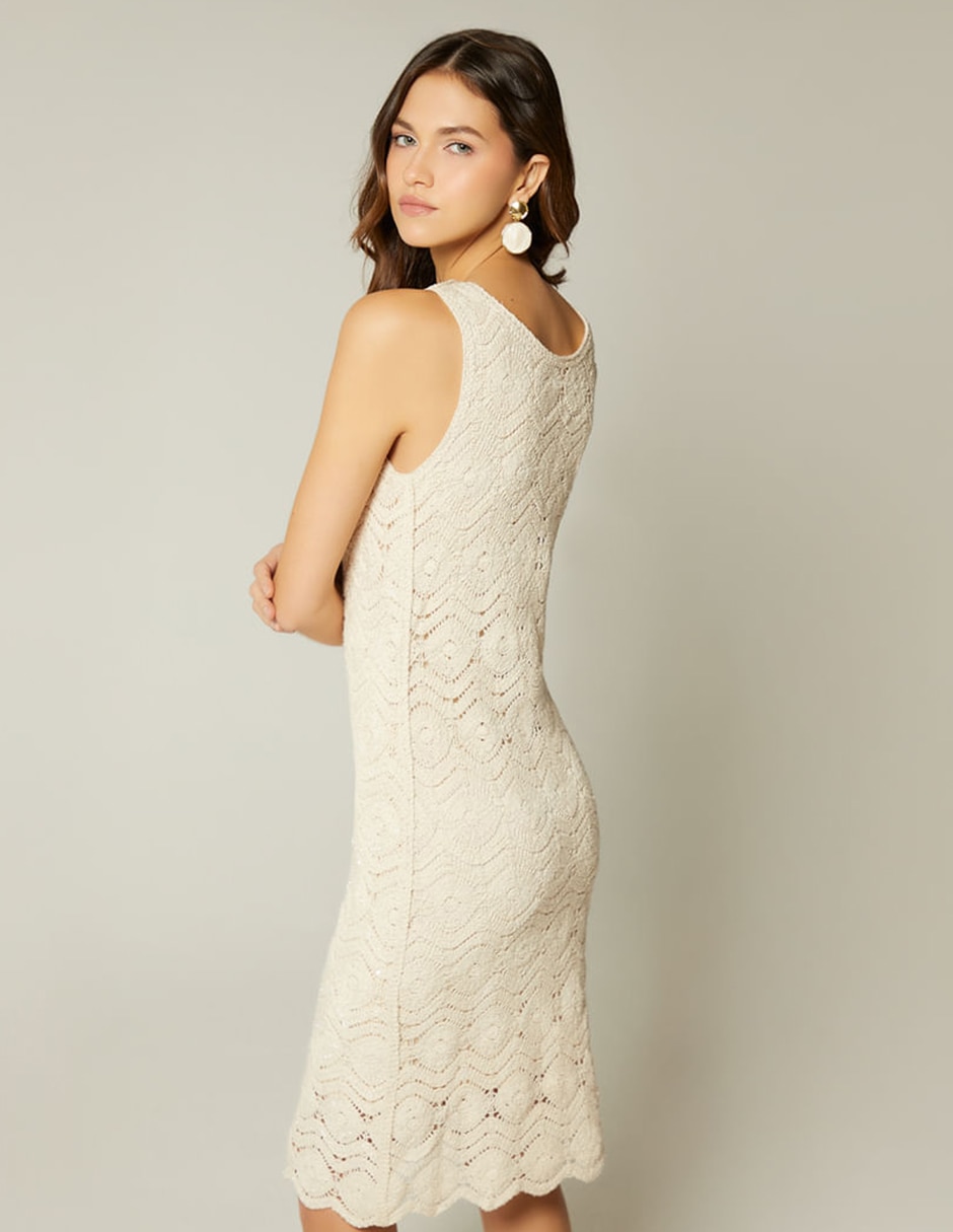 Vestido a la rodilla casual para mujer 6