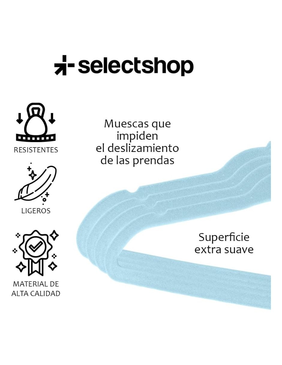 Gancho infantil de terciopelo 50 piezas 2