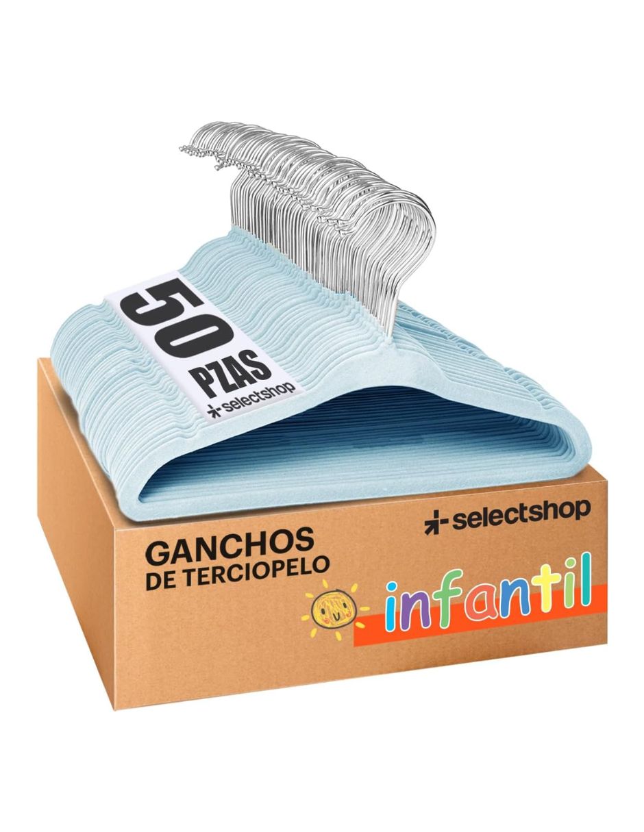 Gancho infantil de terciopelo 50 piezas Gancho infantil de terciopelo 50 piezas