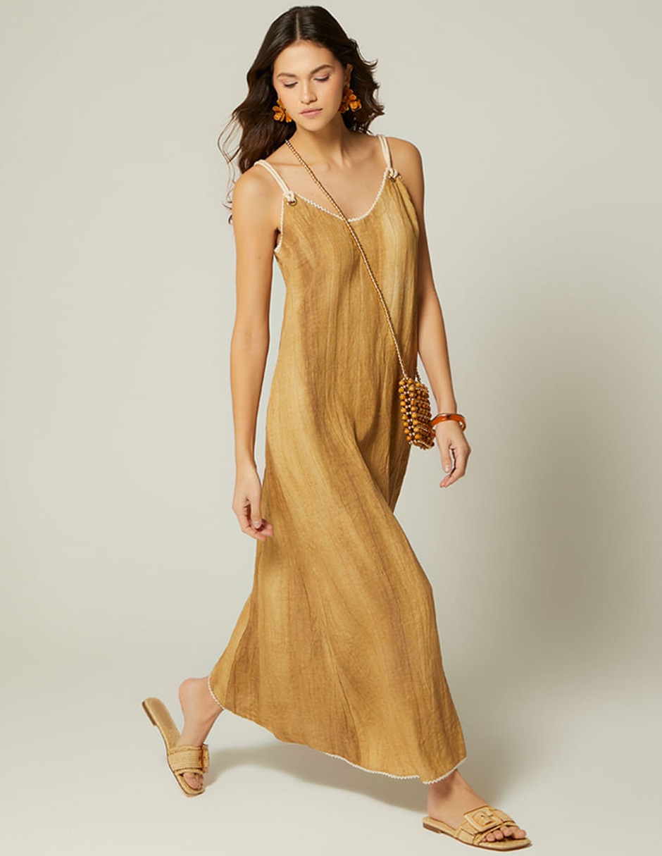 Vestido largo Studio F para mujer